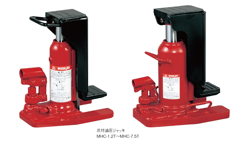 新色追加 機械と工具のテイクトップマサダ製作所 手動式サービスジャッキ 10Ton SJ-100H